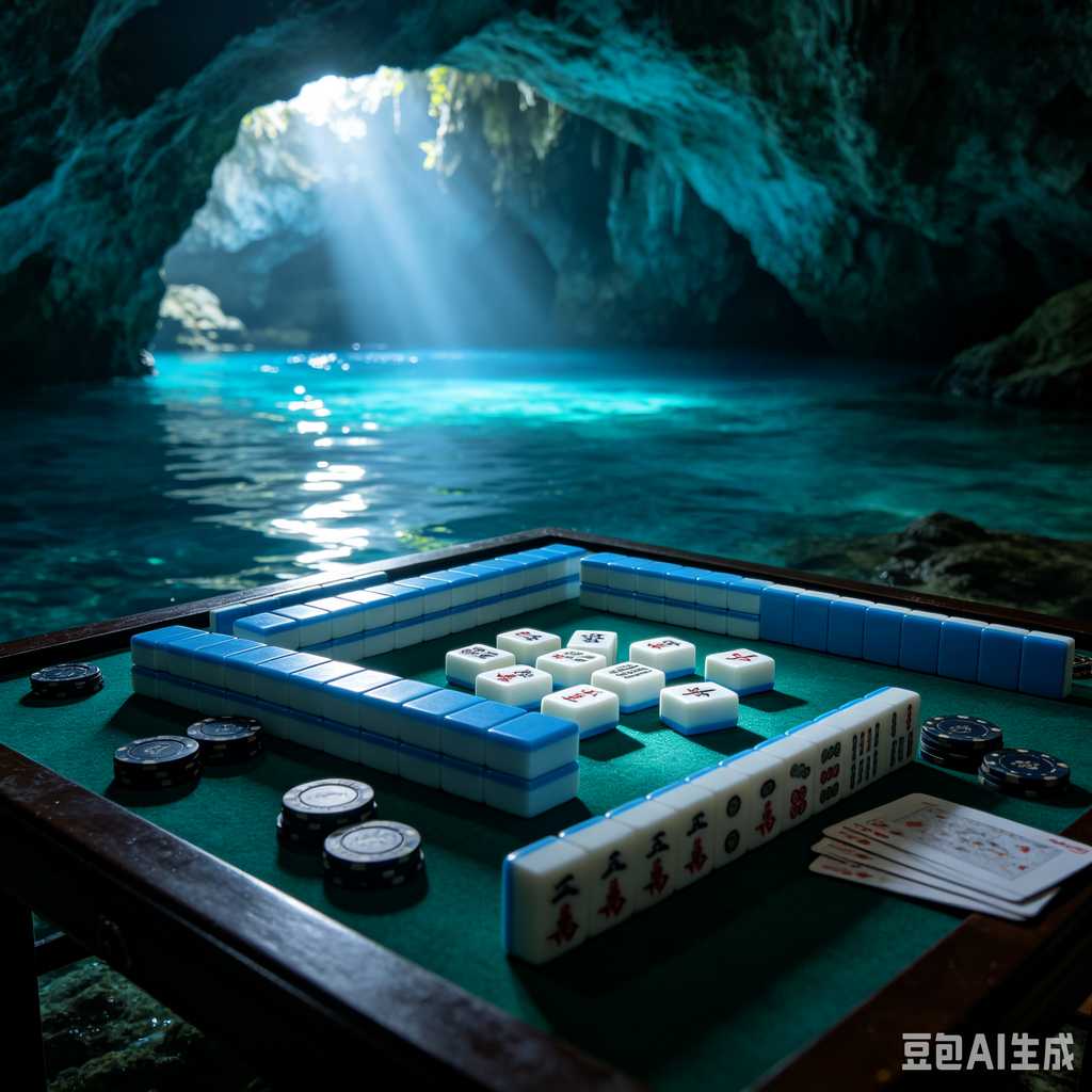 carved pattern mahjong set