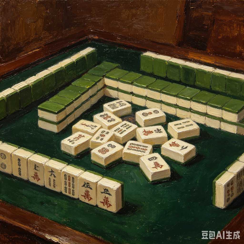 classic text mahjong set